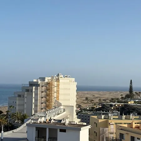 Sea & Dunes View With Pool Near Yumbo & Playa del Ingles (Gran Canaria)